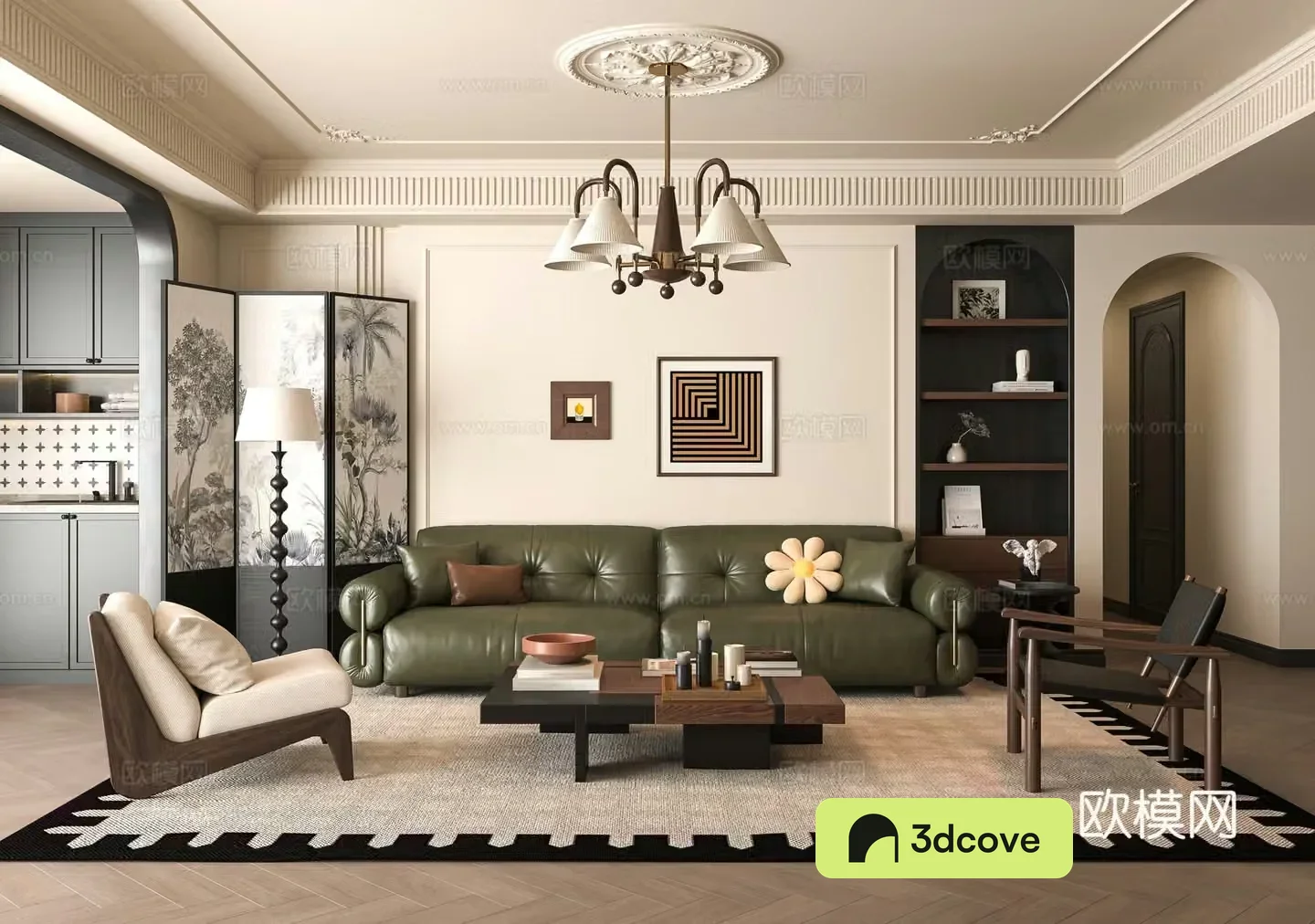 French living room