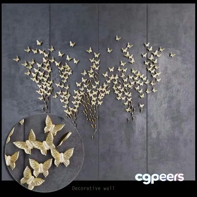 3ds Max Free – Decorative wall _ PN23