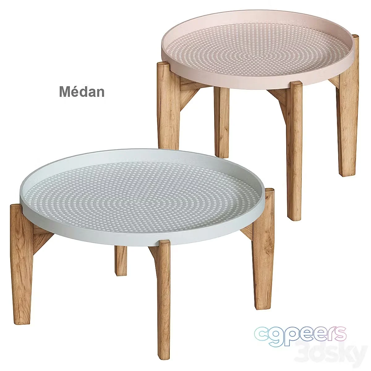 3ds Max Free – Médan Coffee table La Redoute