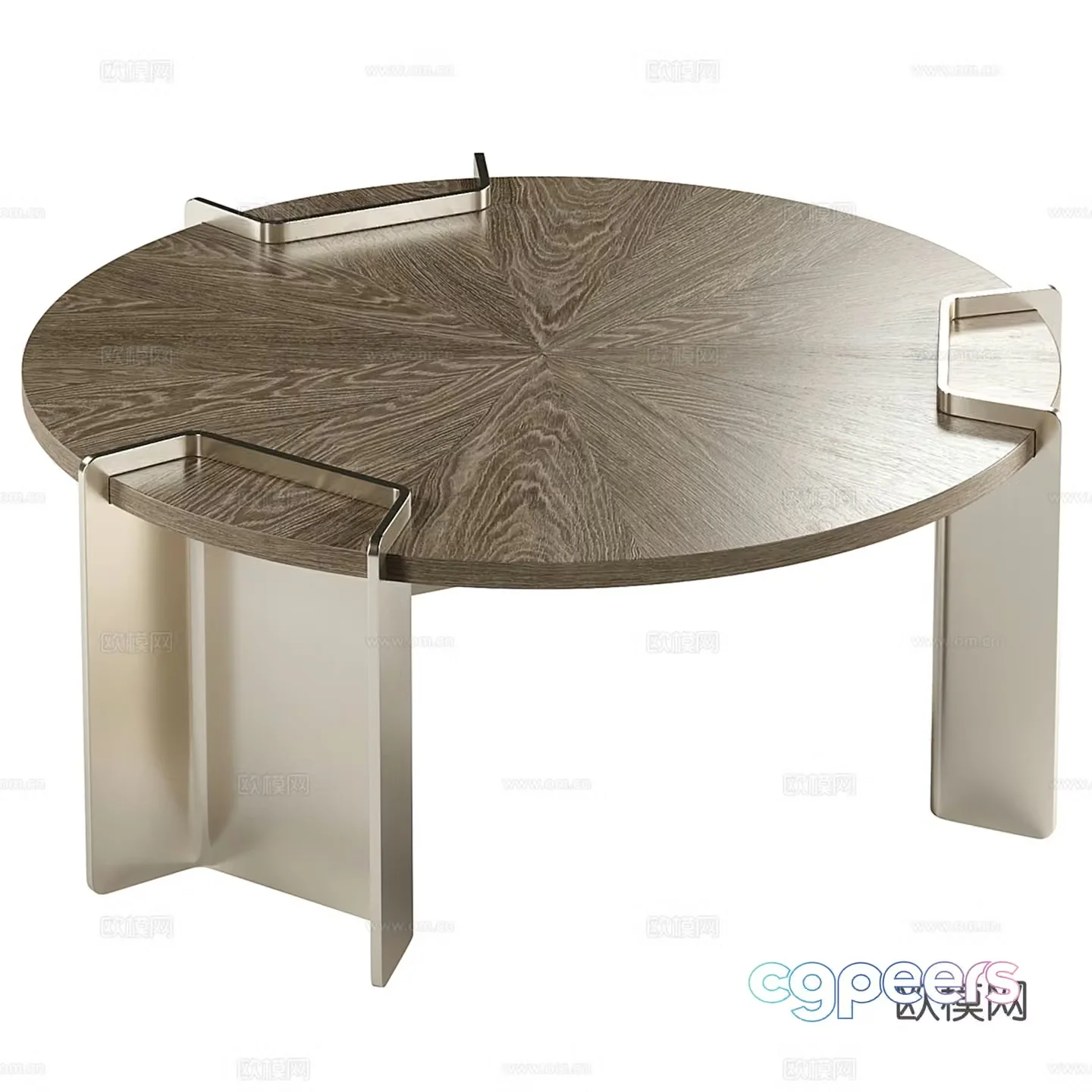 Modern light luxury coffee table 3D model