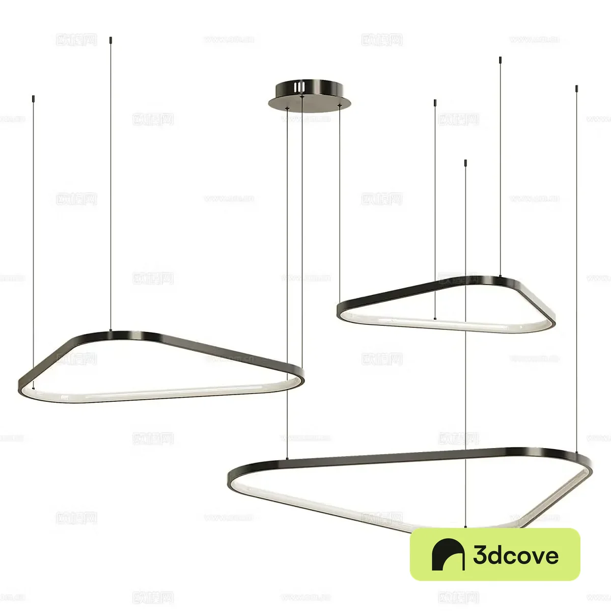 Modern Italian minimalist decorative chandelier