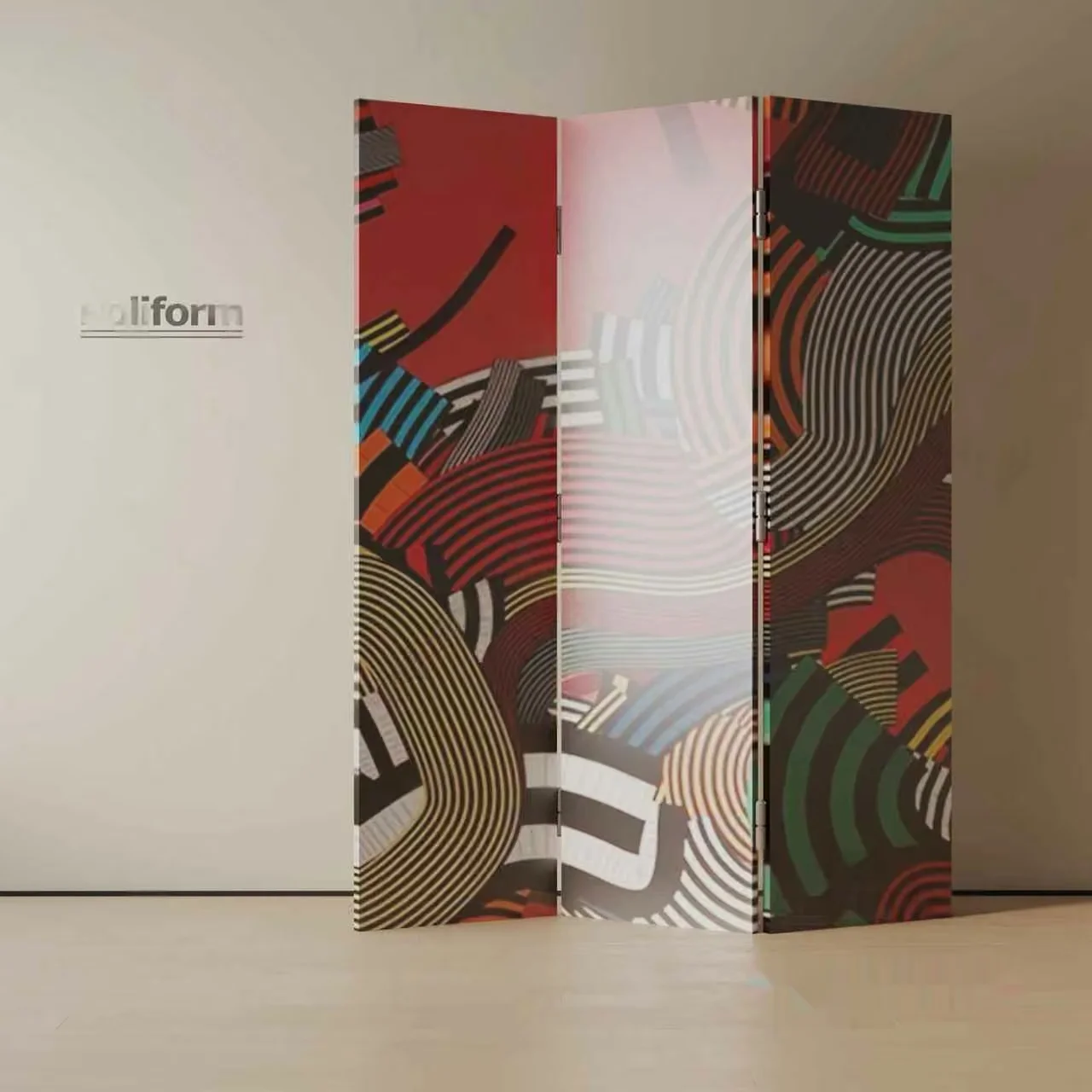 Abstract Art Screen 3D Model – 15690 – VRAY Render