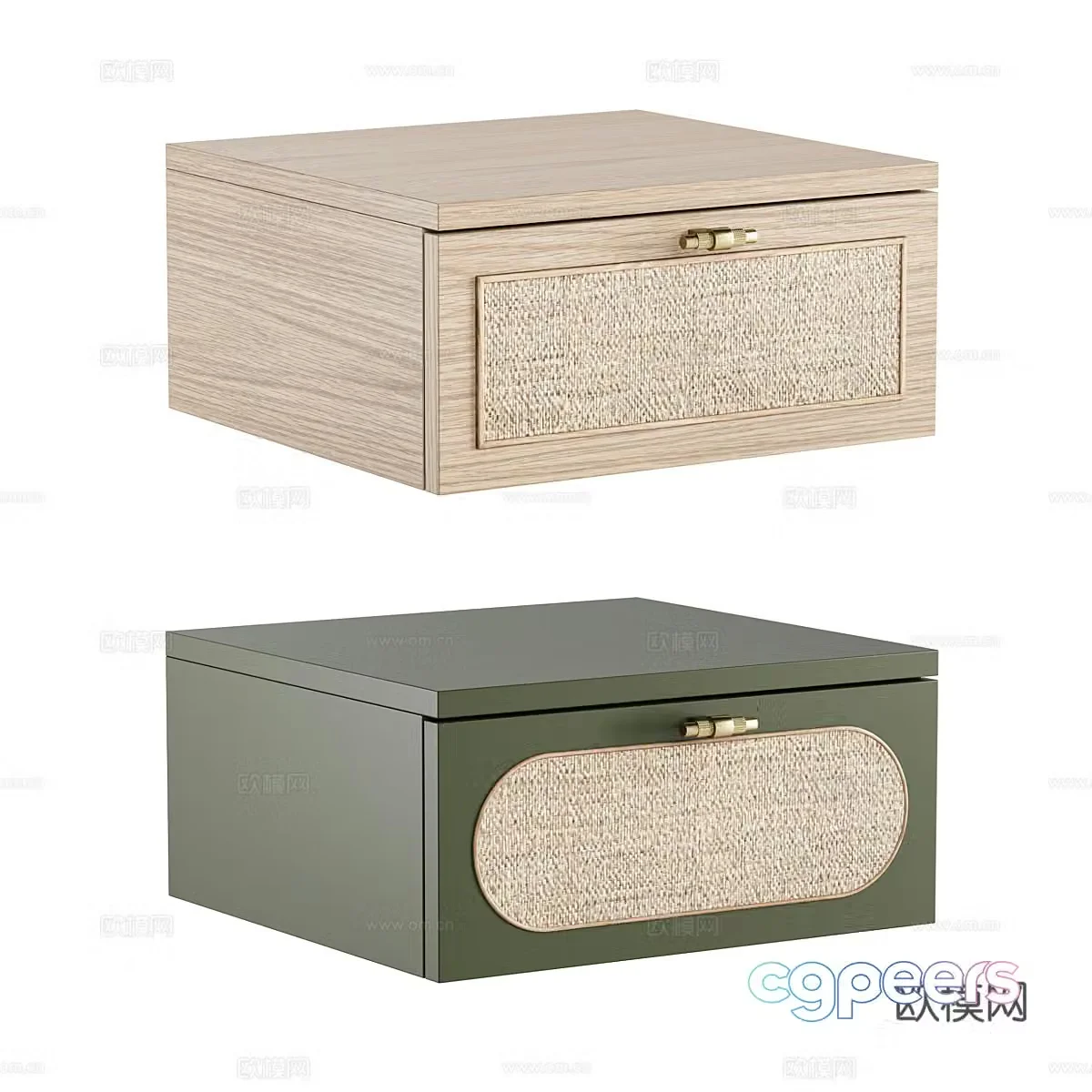 Bedside table 3d model