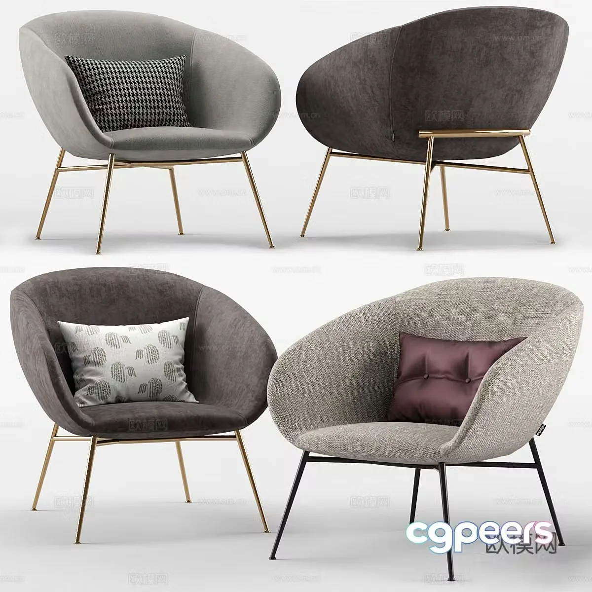 Leisure chair 3d model