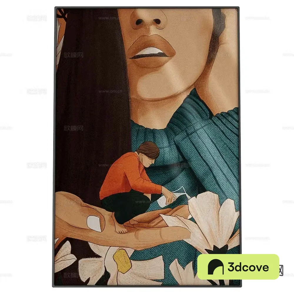 NC Design decorative painting portrait painting hanging painting