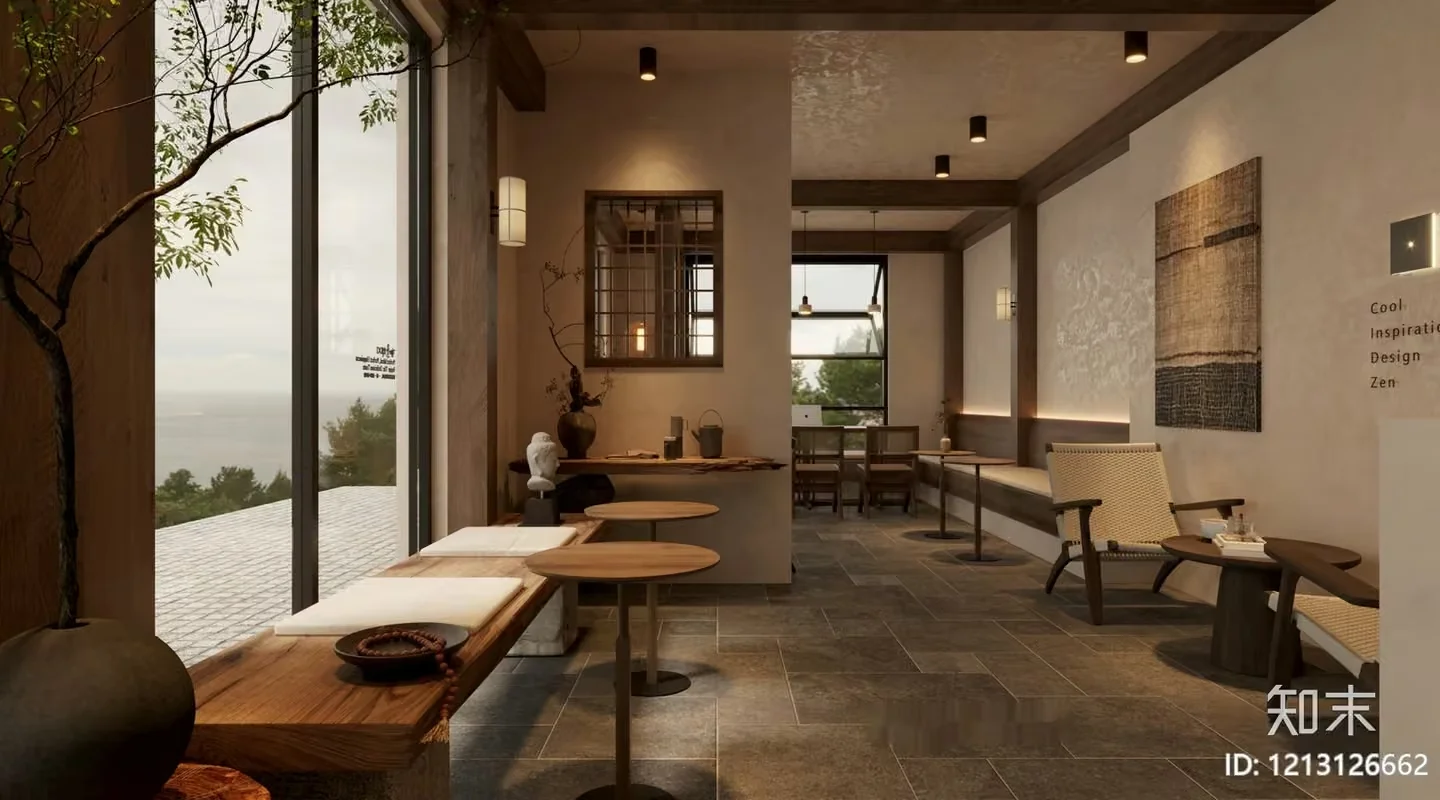 Modern Minimalist Room 3D Model – 4725 – VRAY Render