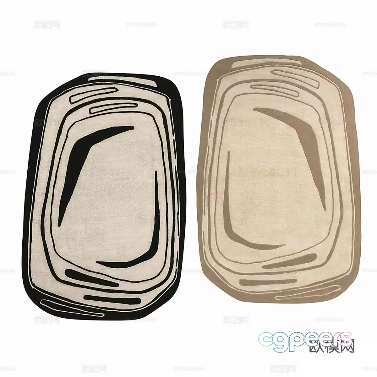 New Chinese carpet 3D model