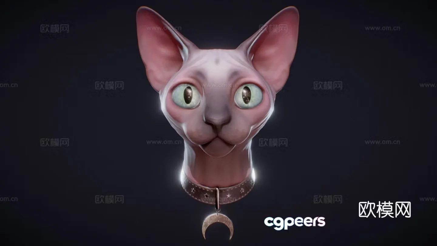 Strange Sphinx 3d model