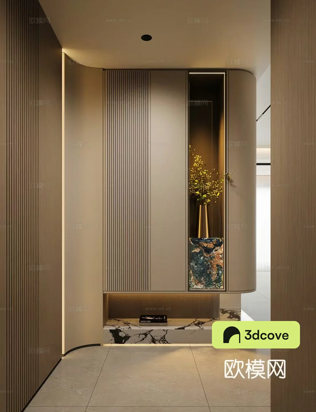 Modern entrance hallway