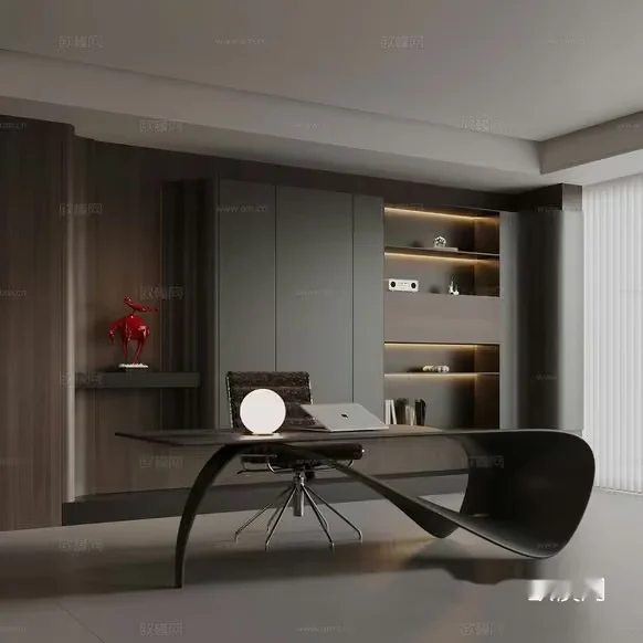 Modern Office Space 3D Model – 9733 – VRAY Render