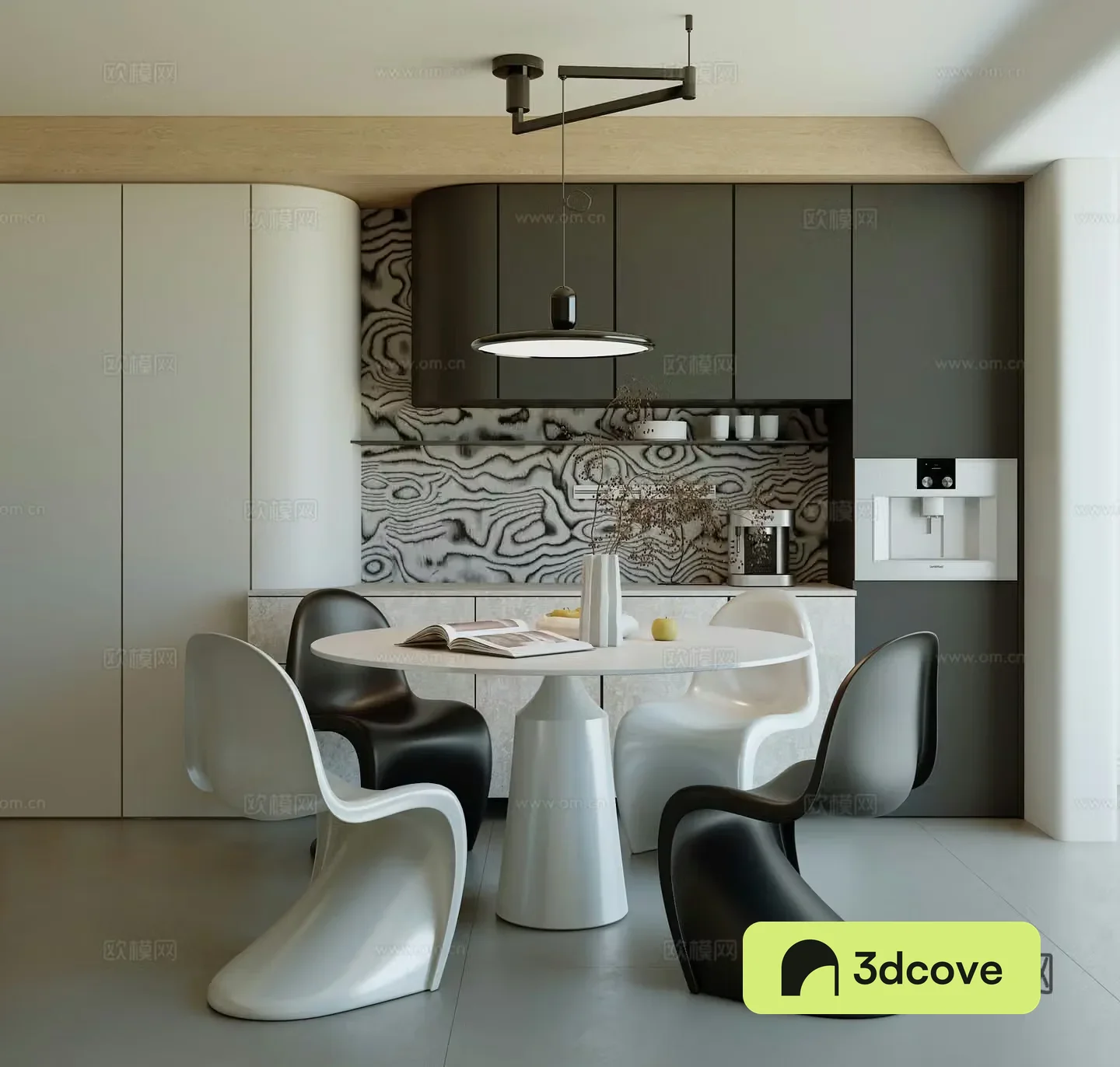 Modern minimalist restaurant