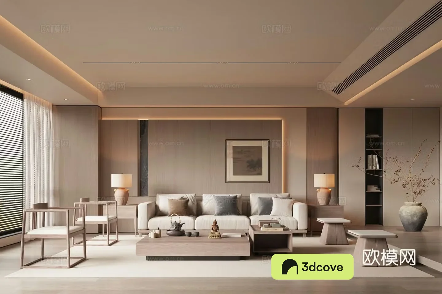 New Chinese Song style living room