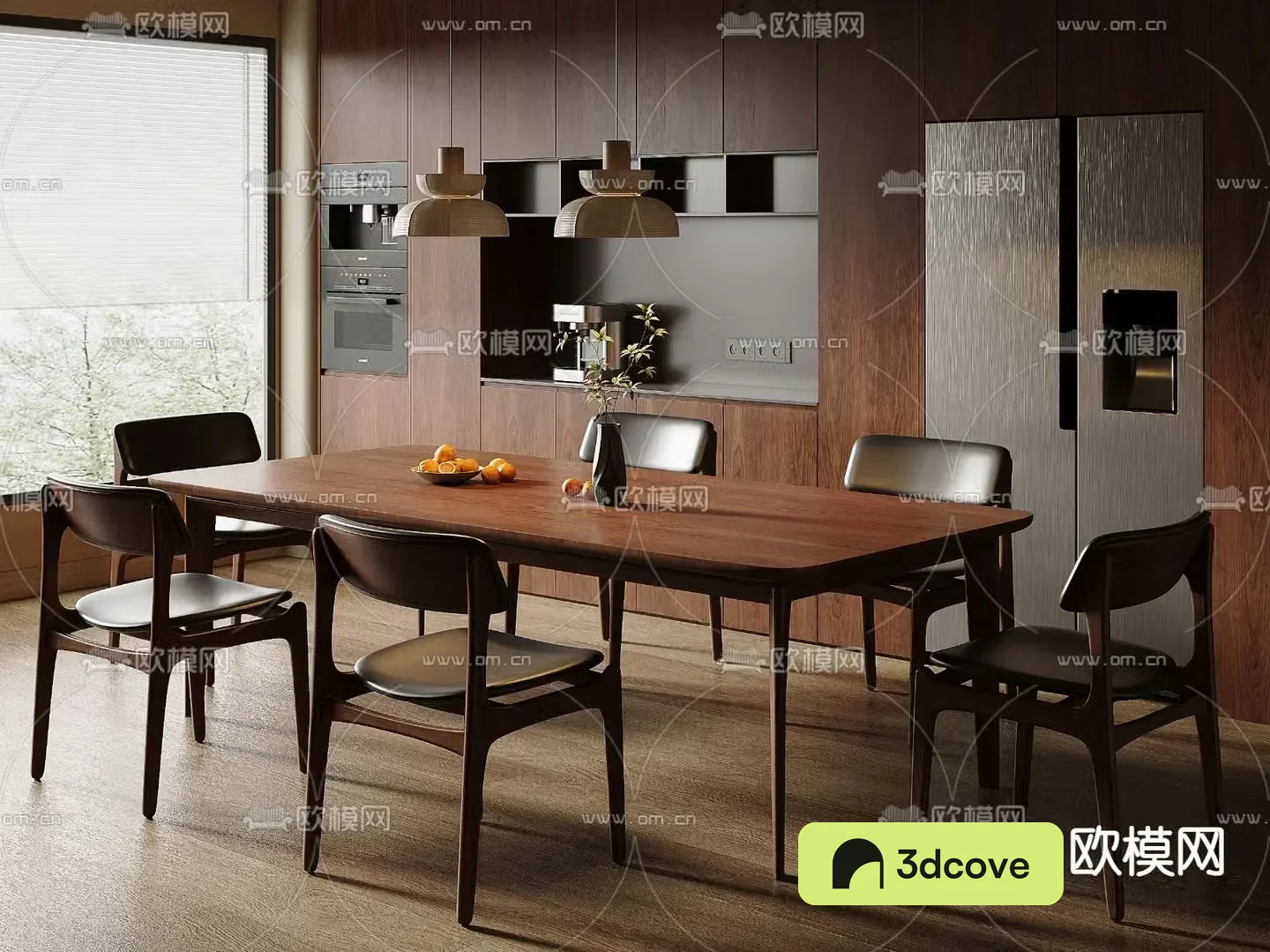 Medieval style dining table and chairs