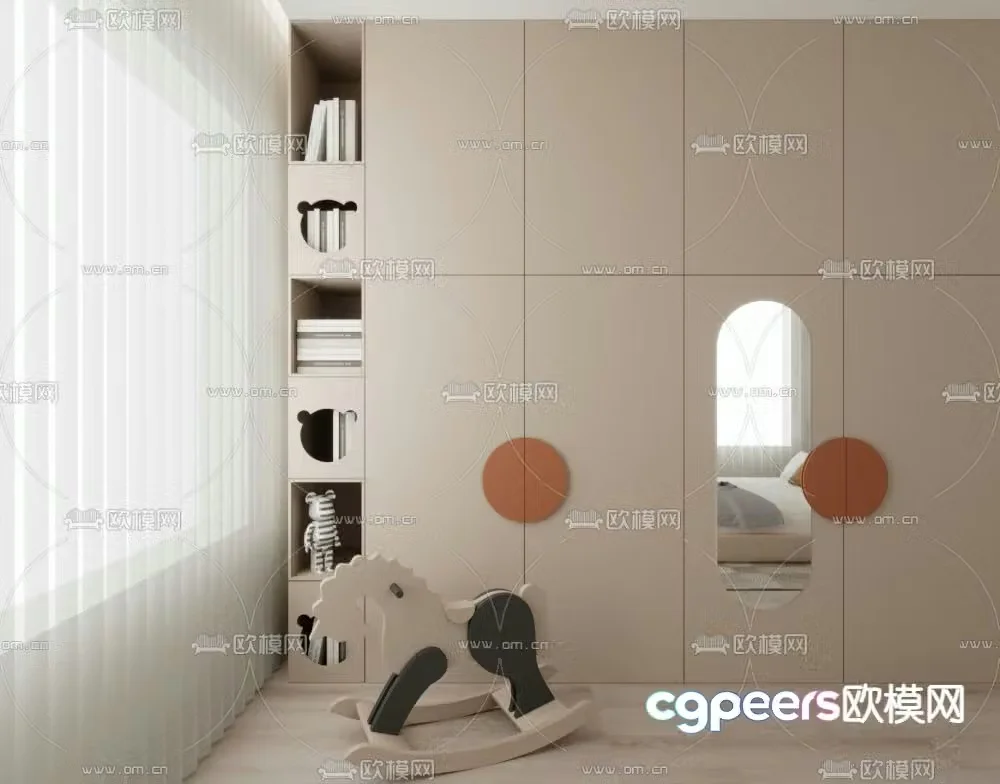 Children’s wardrobe 3d model