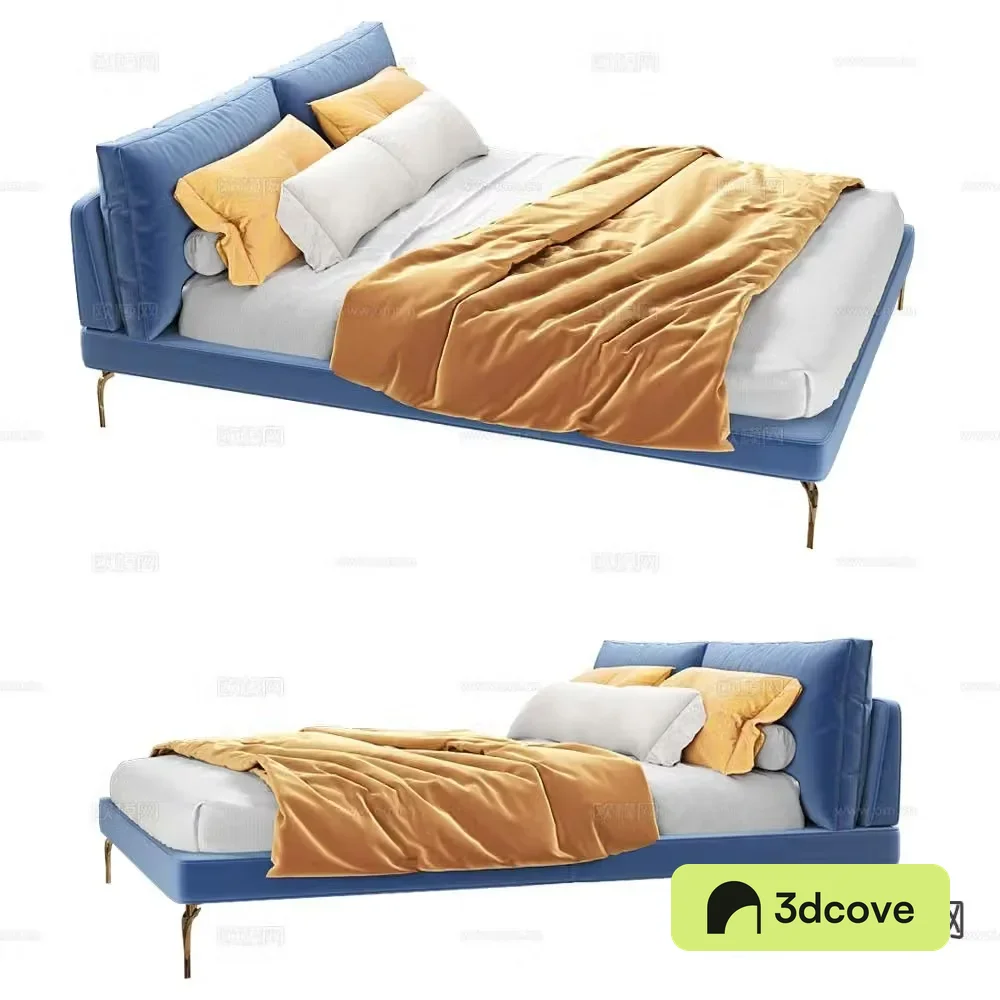 Modern double bed