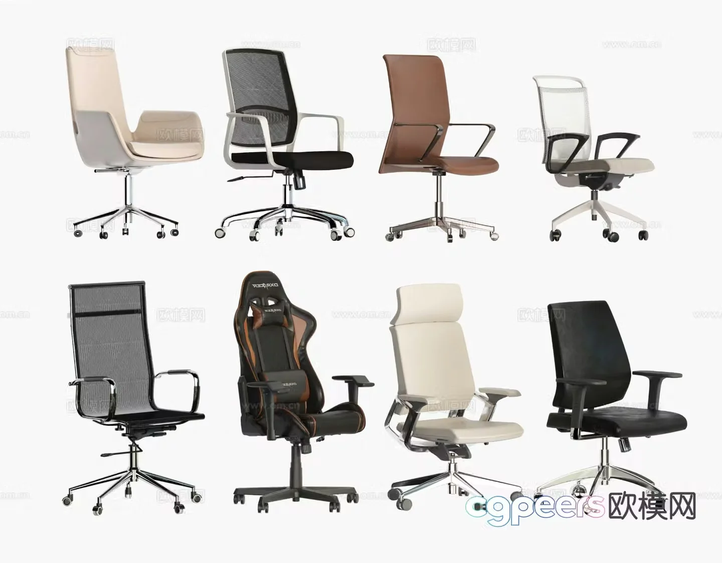 Office chair conference chair gaming chair computer chair 3d model