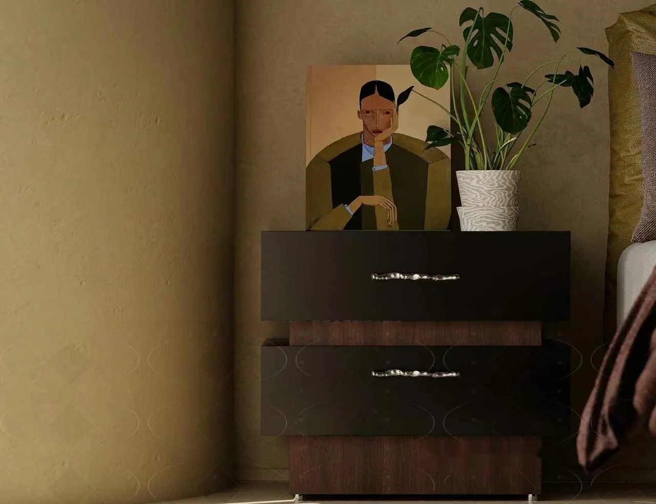 Modern Dresser 3D Model – 16624 – VRAY Render