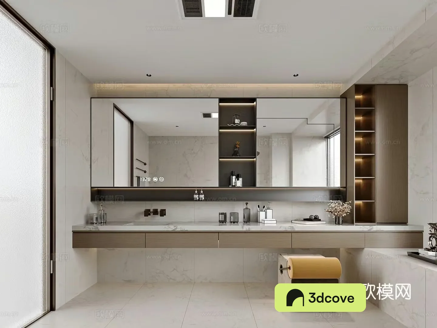 Modern style home bathroom