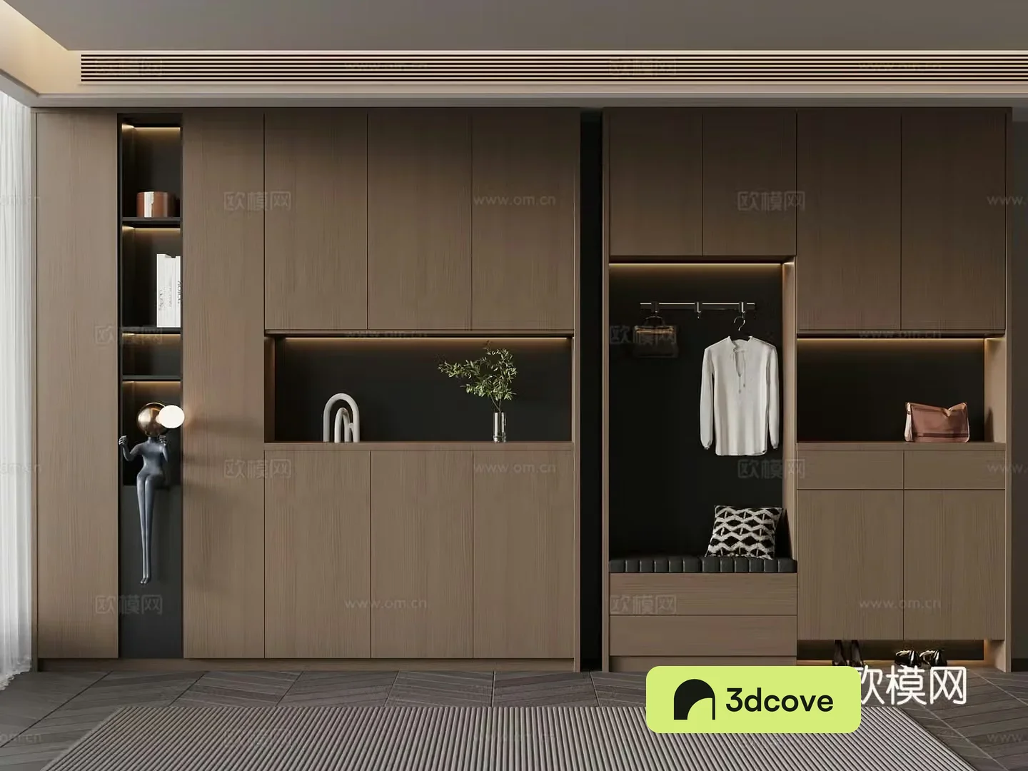 Modern shoe cabinet
