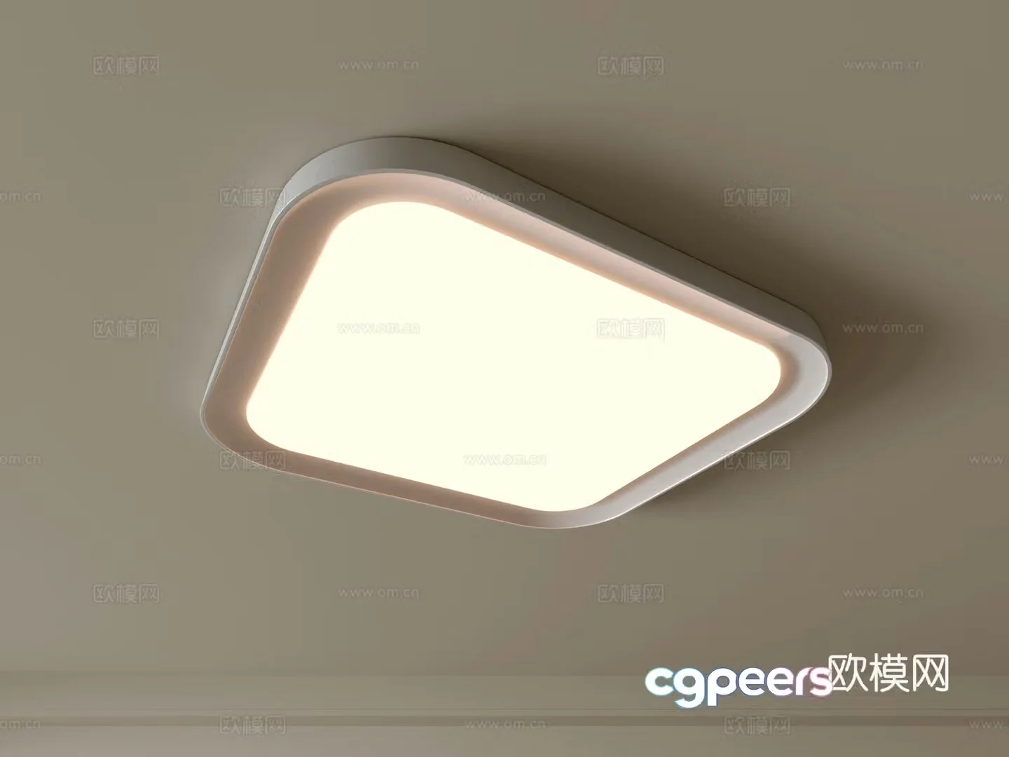 Modern ceiling lamp Geometric ceiling lamp Bedroom lamp Artistic shaped lamp Fashion living room lamp 3D model