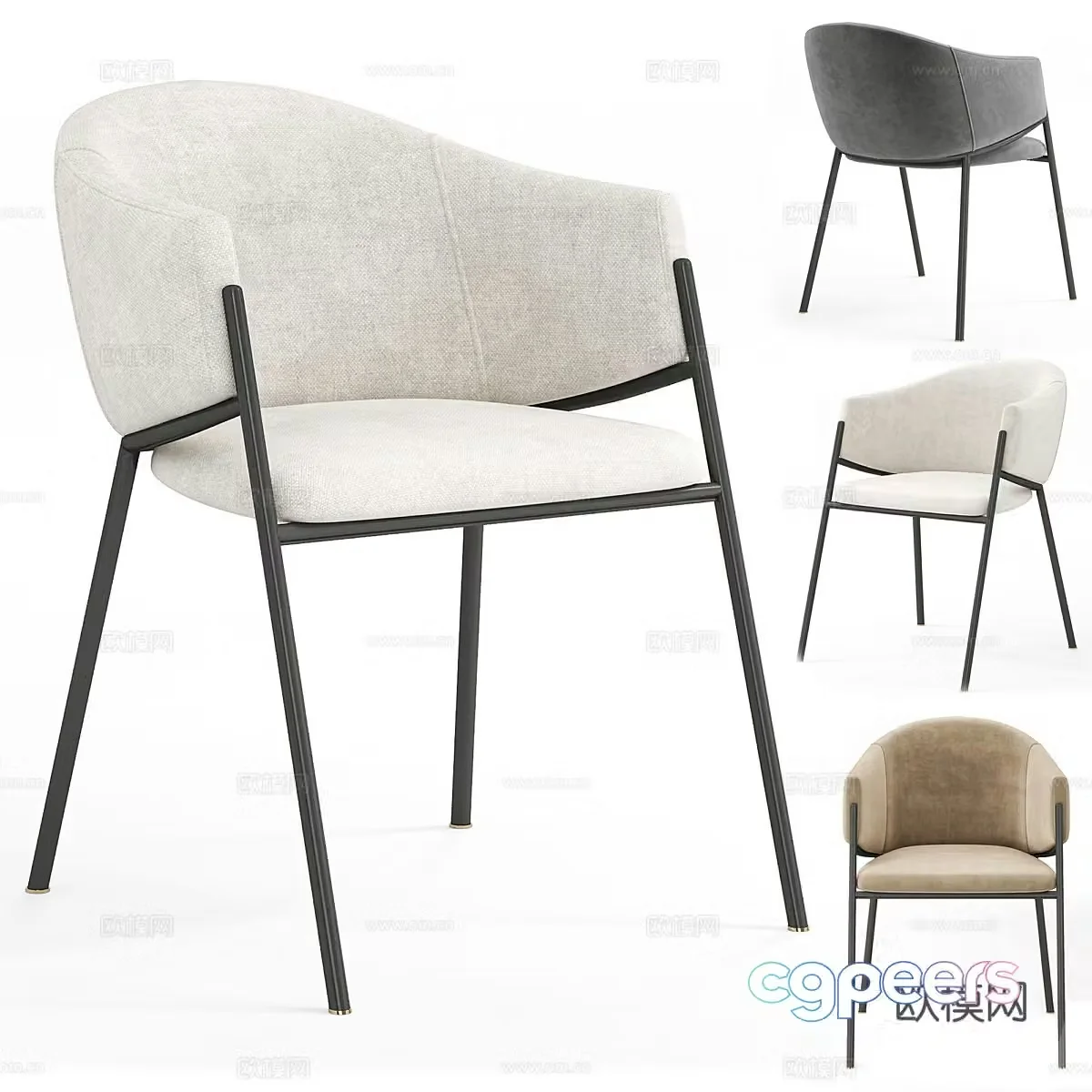 Dining chair 3d model