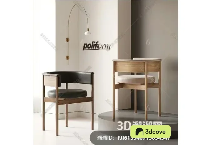 Wooden Chairs In A Room