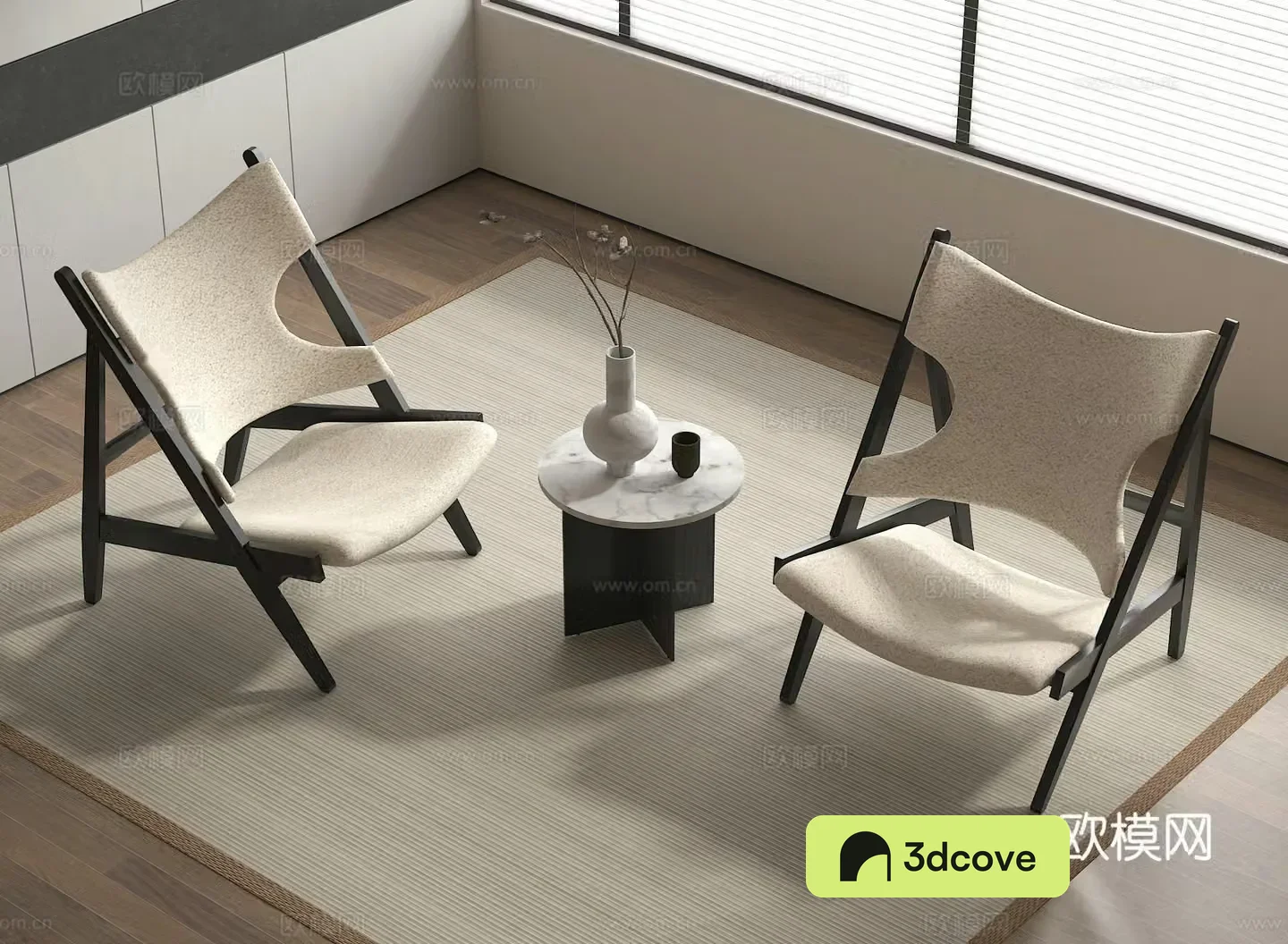 Leisure table and chair