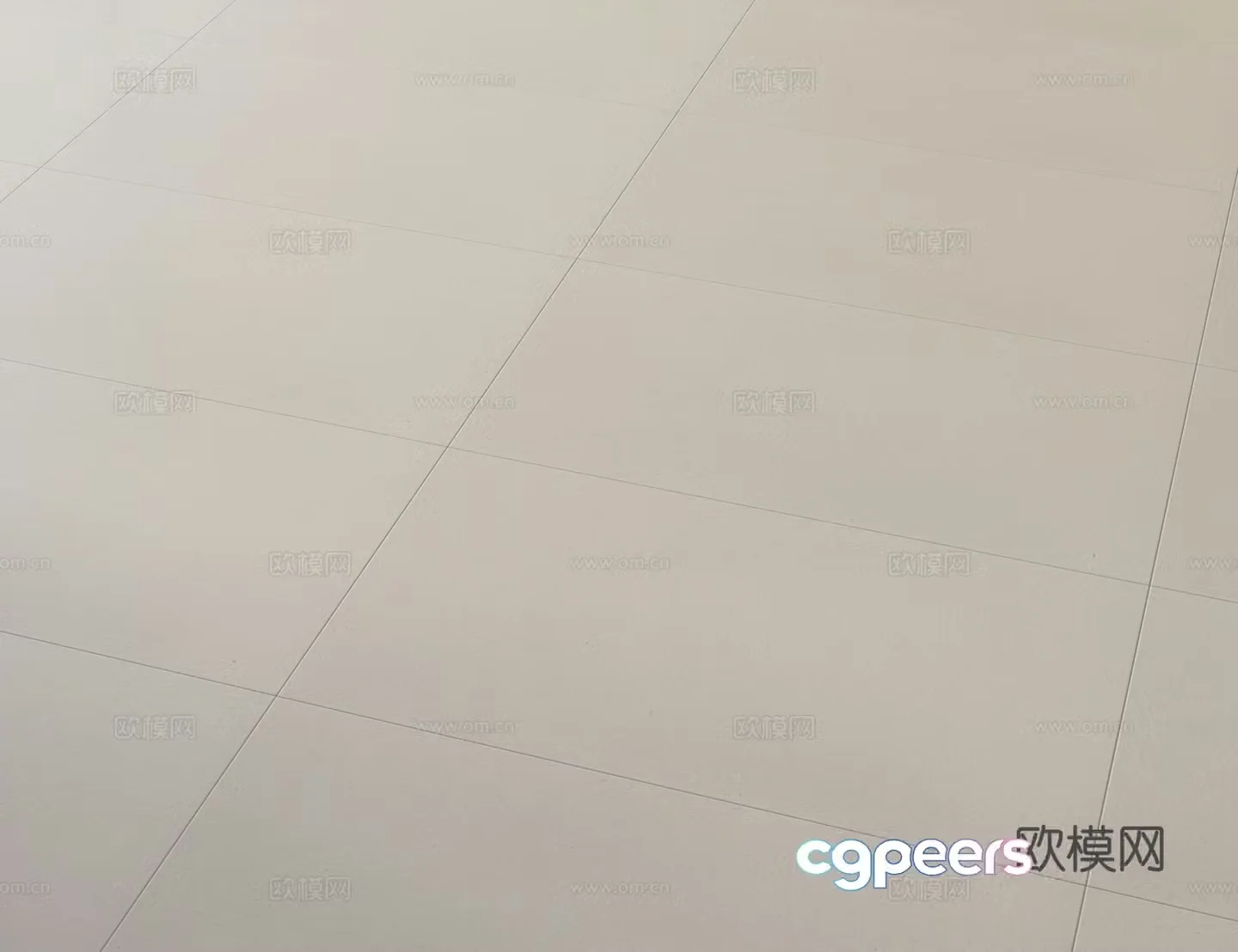 Modern brick matte floor tiles 3d model