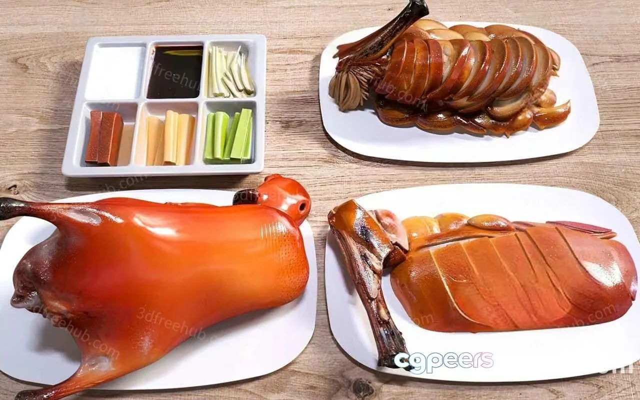 A 3D Printed Food Model 3D Model – 21859 – VRAY Render