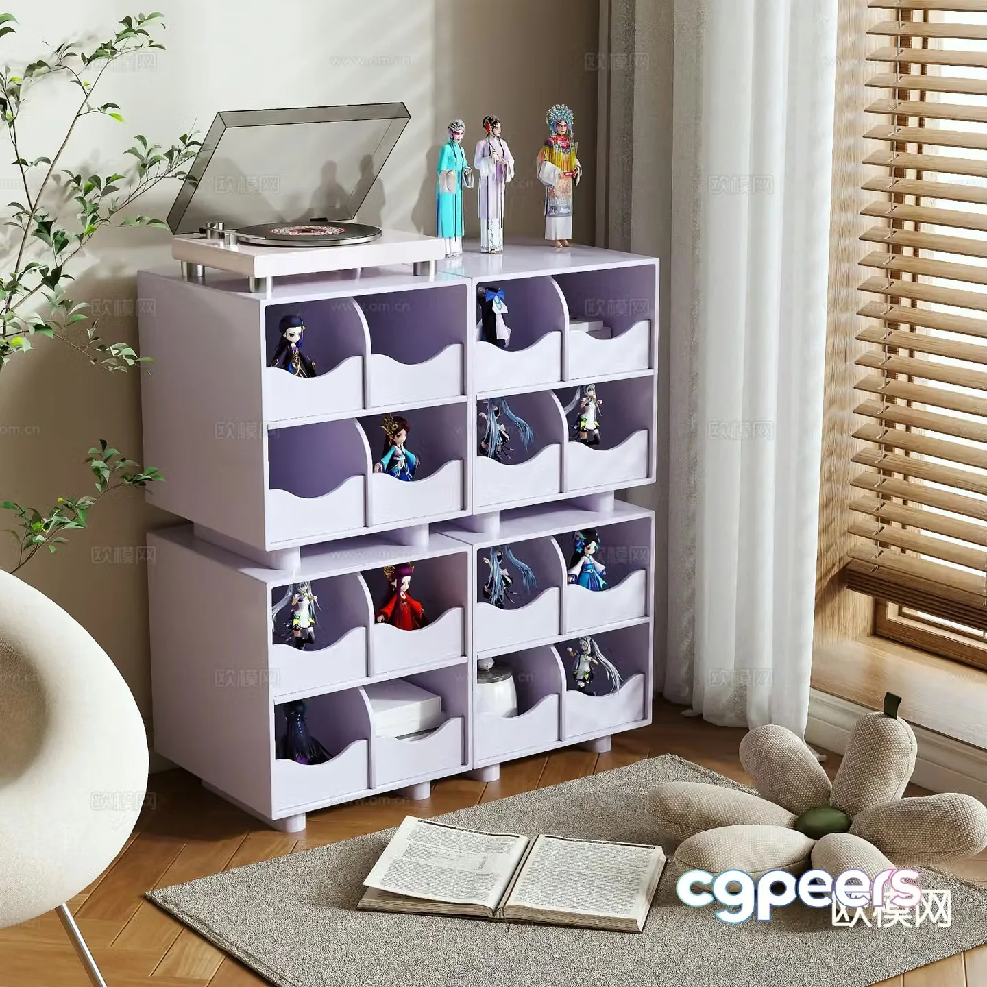locker 3d model