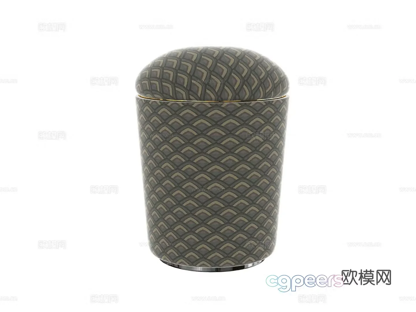 Stool sofa stool makeup stool 3d model