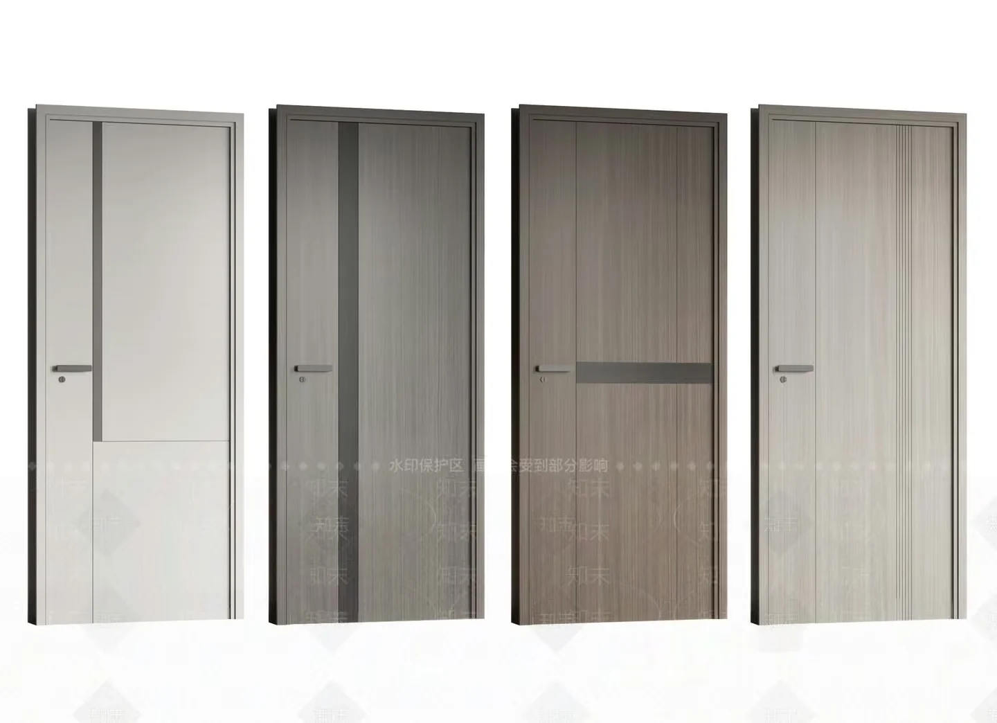 Modern Interior Doors 3D Model – 10559 – VRAY Render