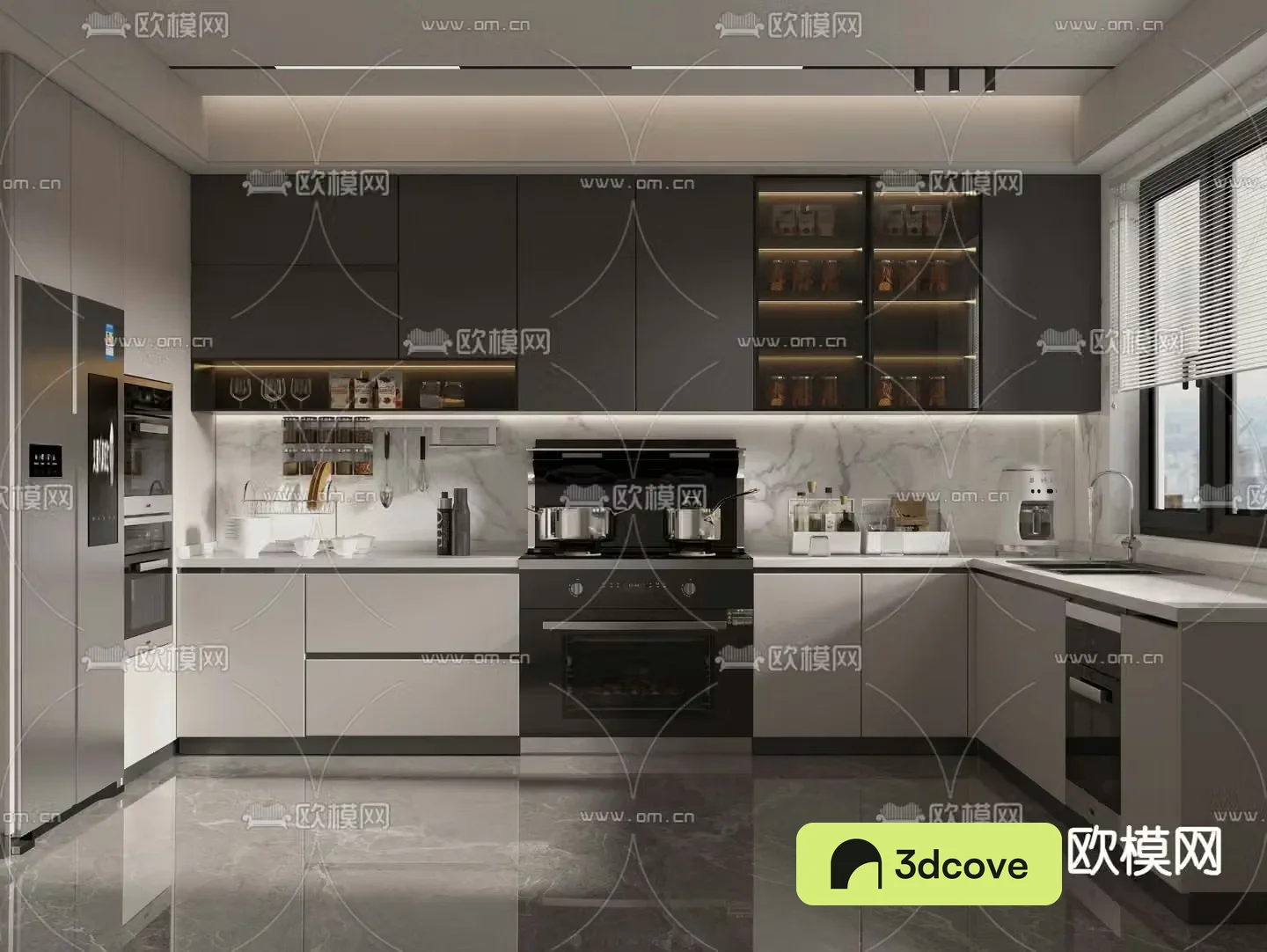 Modern kitchen cabinet