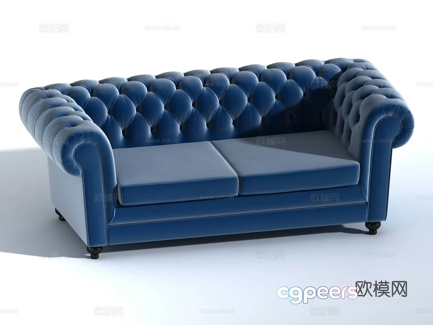 Neoclassical sofa3d model
