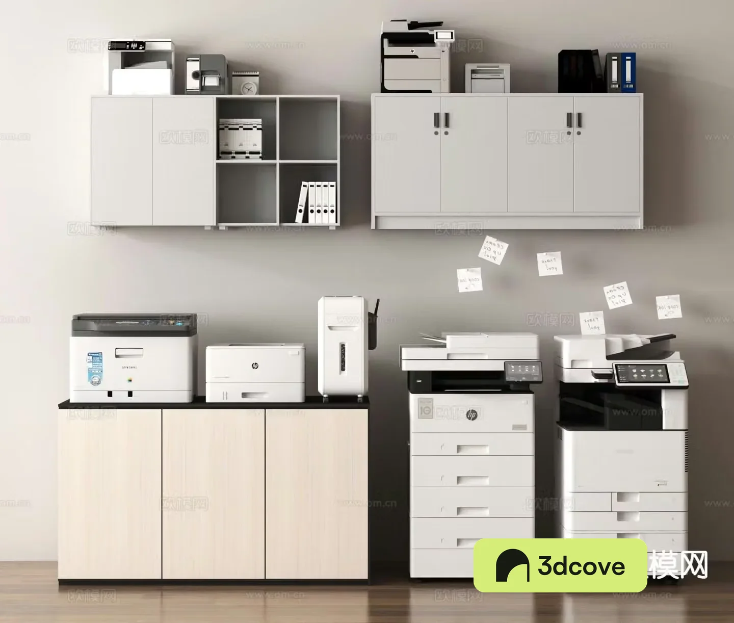 Printer copier scanner file cabinet office stationery