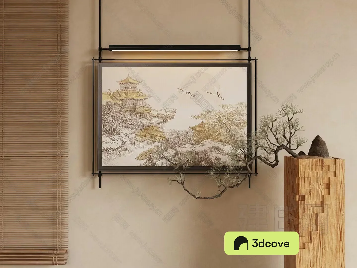 Asian-Style Hanging Art