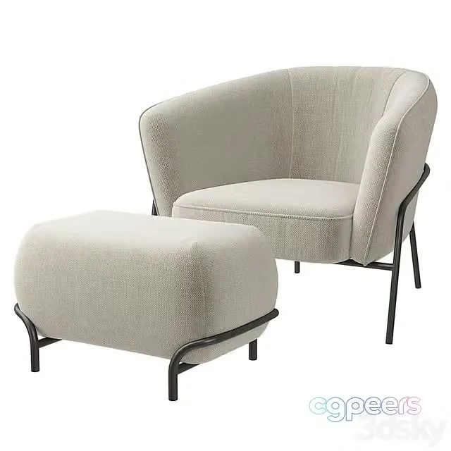 3ds Max Free – Laika chair La redoute Interiors