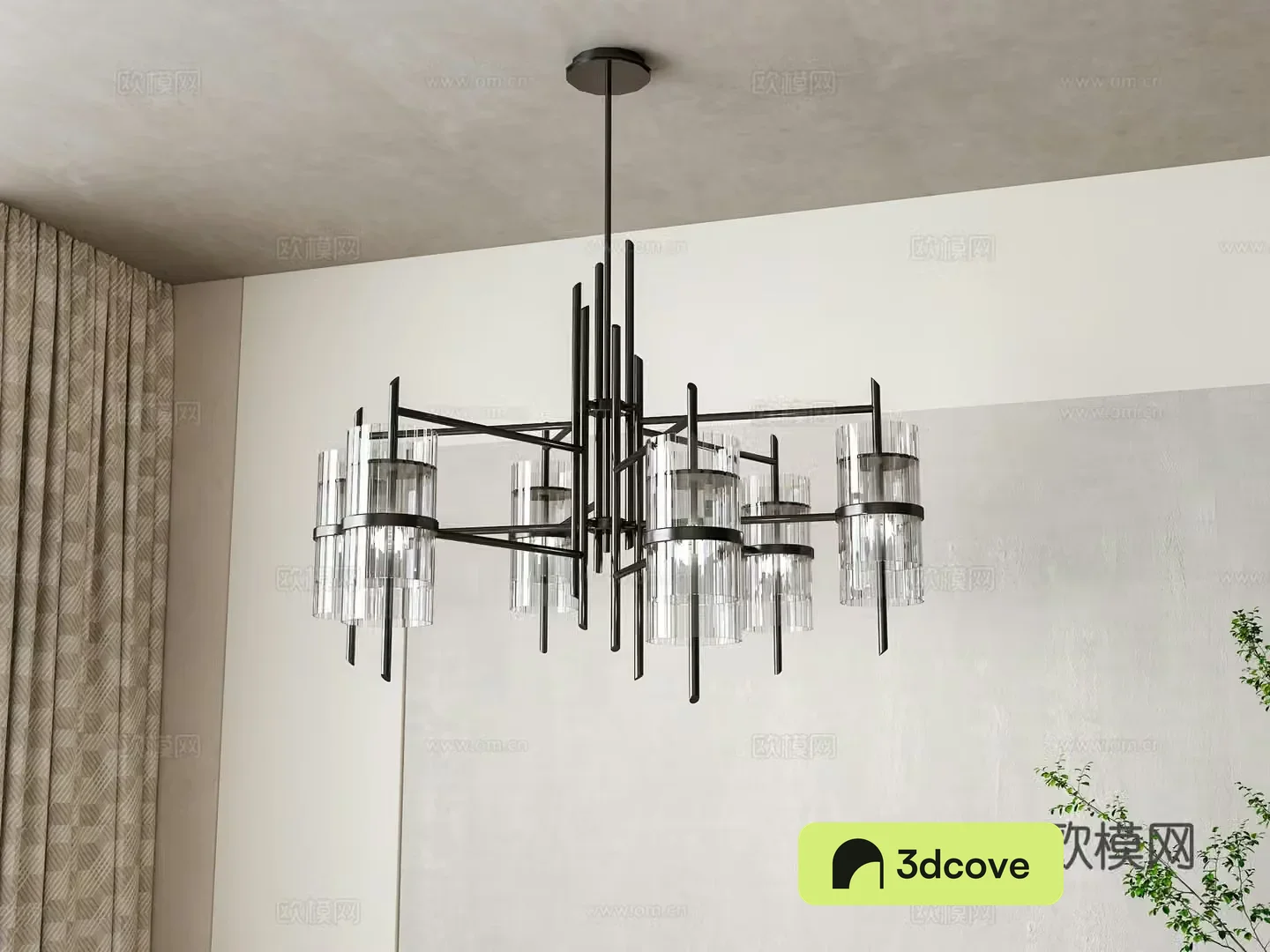 New Chinese style multi-head chandelier