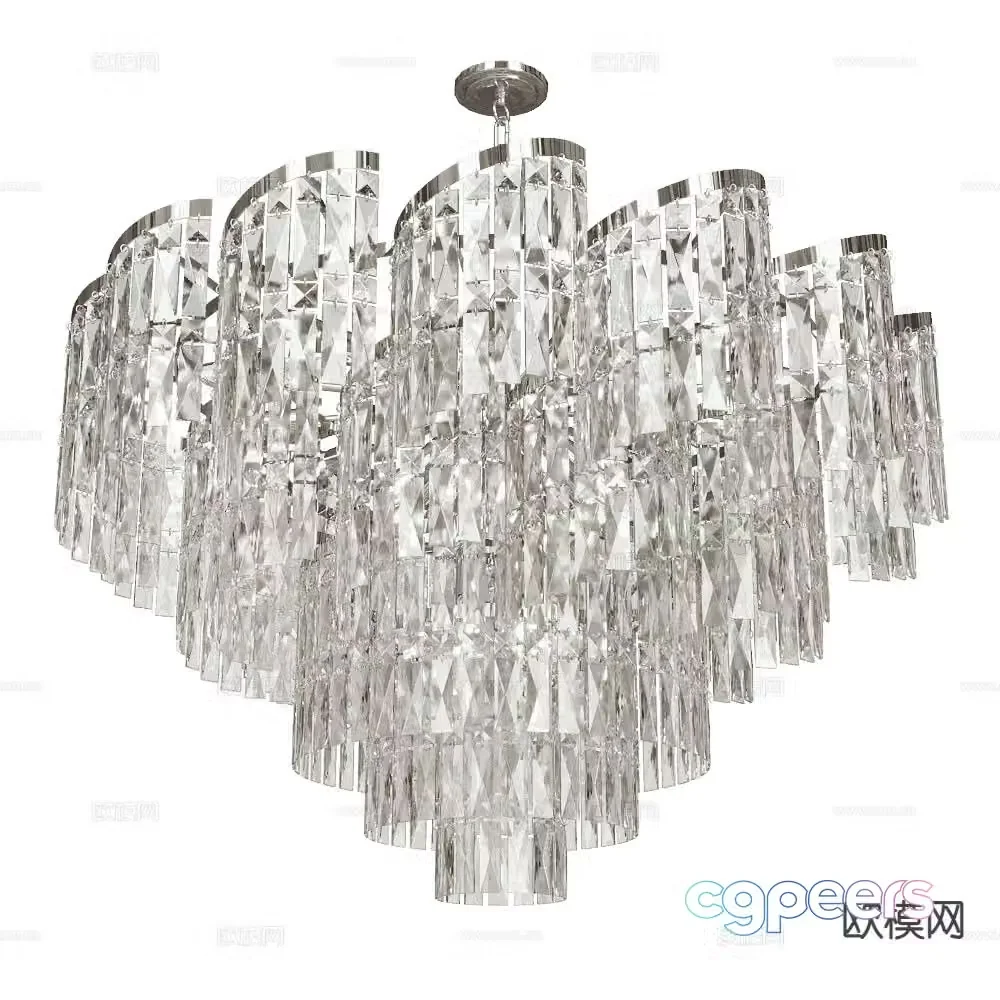 Stilfort chandelier crystal lamp 3d model