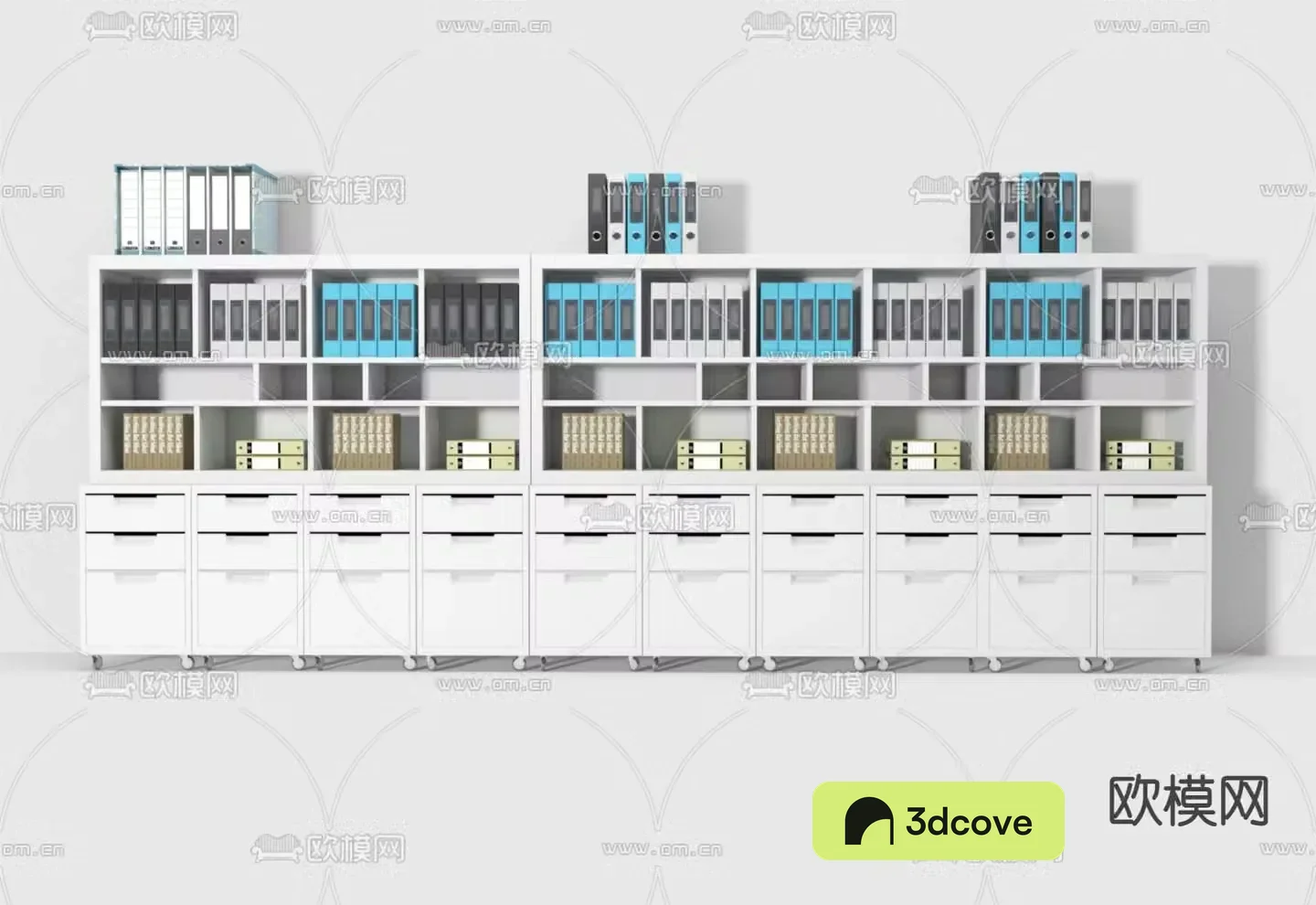 File cabinet filing cabinet information cabinet 3d model