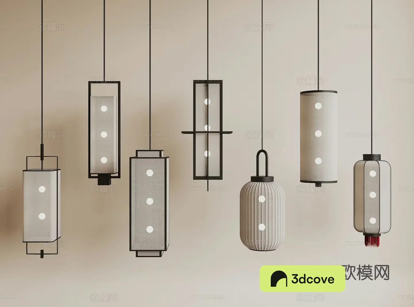 New Chinese chandelier