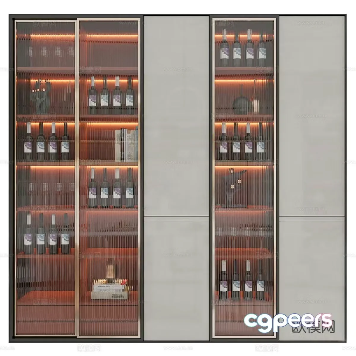 New Chinese wine cabinet 3D model