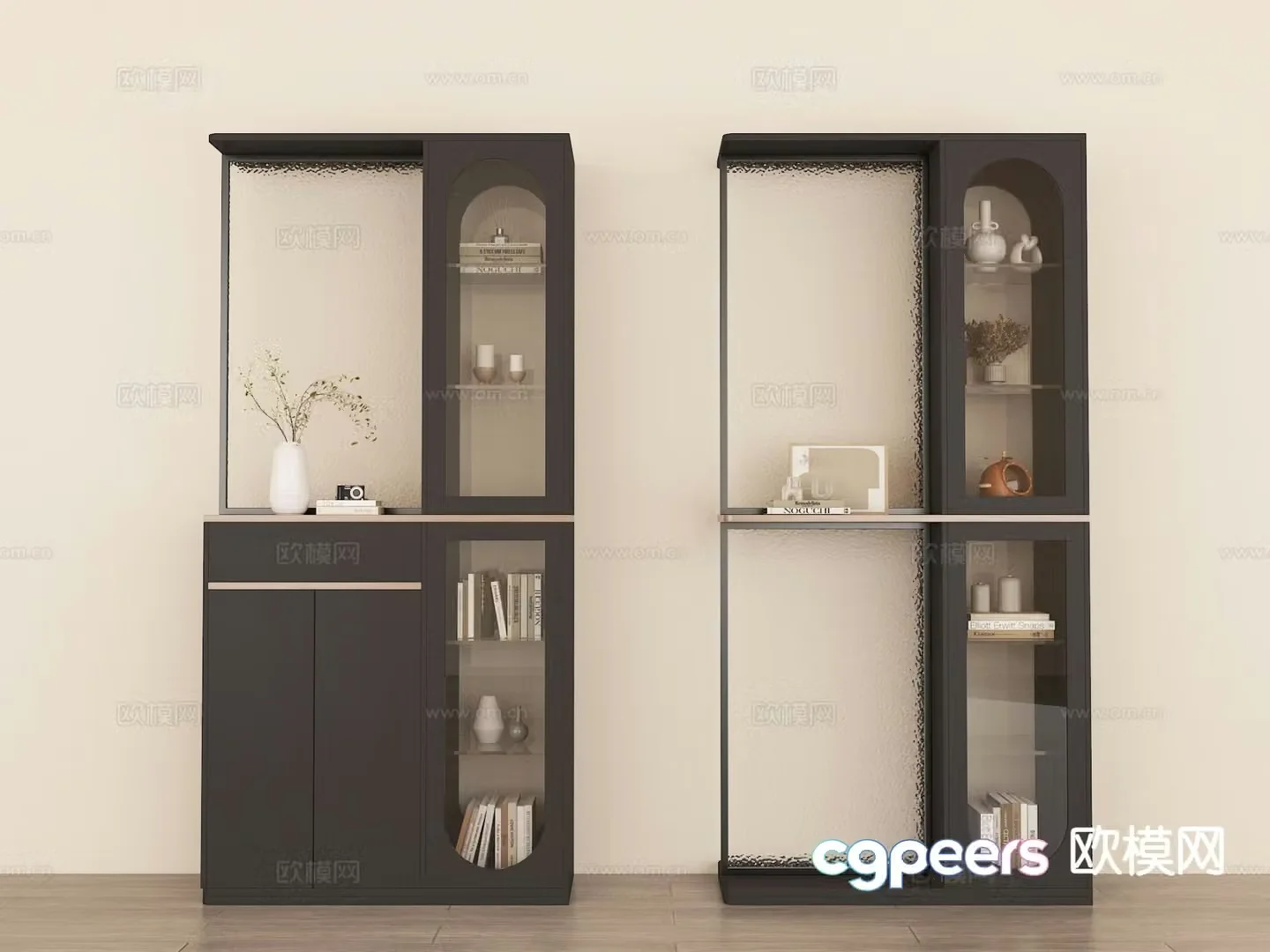 Modern entryway cabinet screen cabinet 3d model