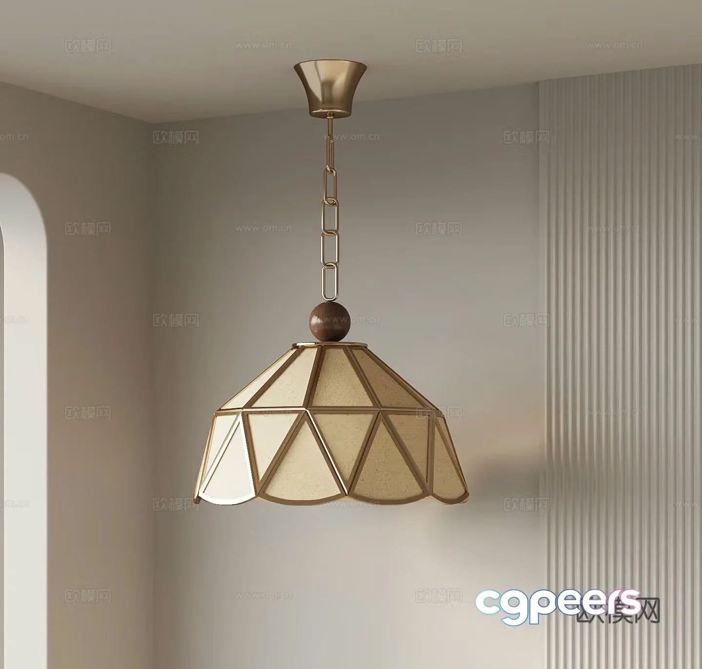 016 Chandelier French Chandelier 3D Model