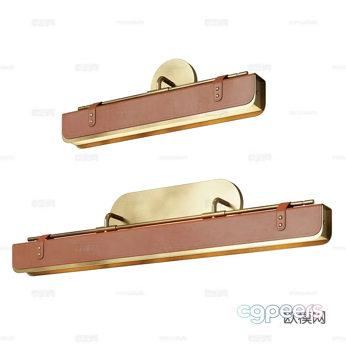 Light luxury wall lamp 3D model