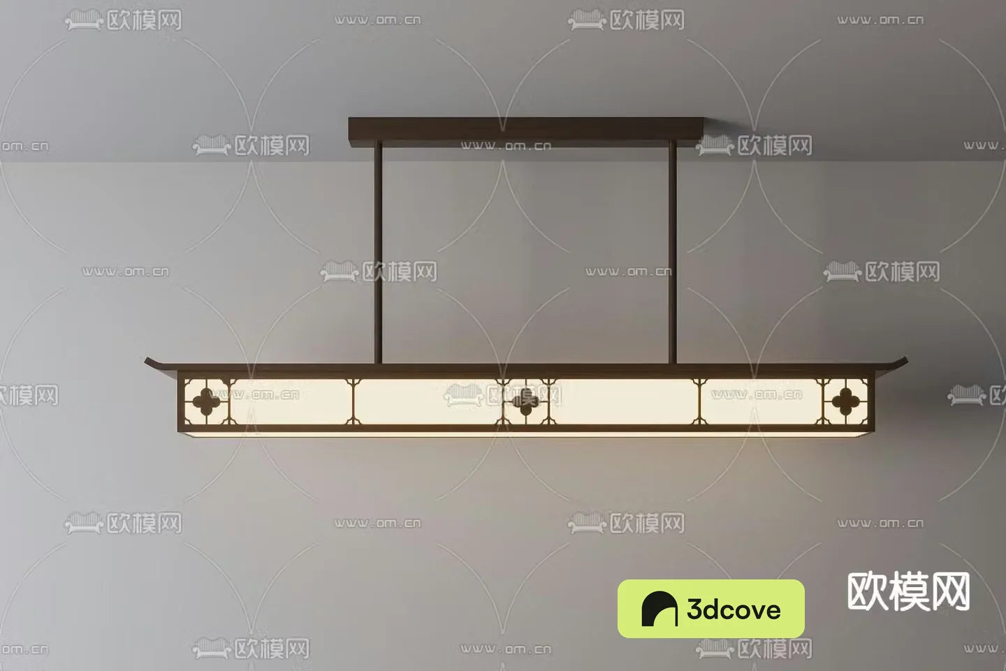 New Chinese style chandelier long chandelier