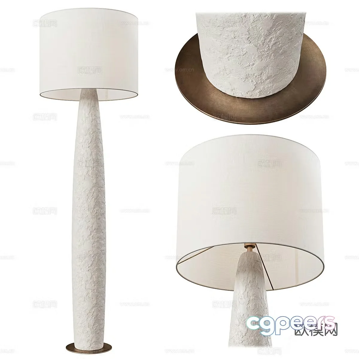 New Chinese style Wasabi Pacific floor lamp 3D model