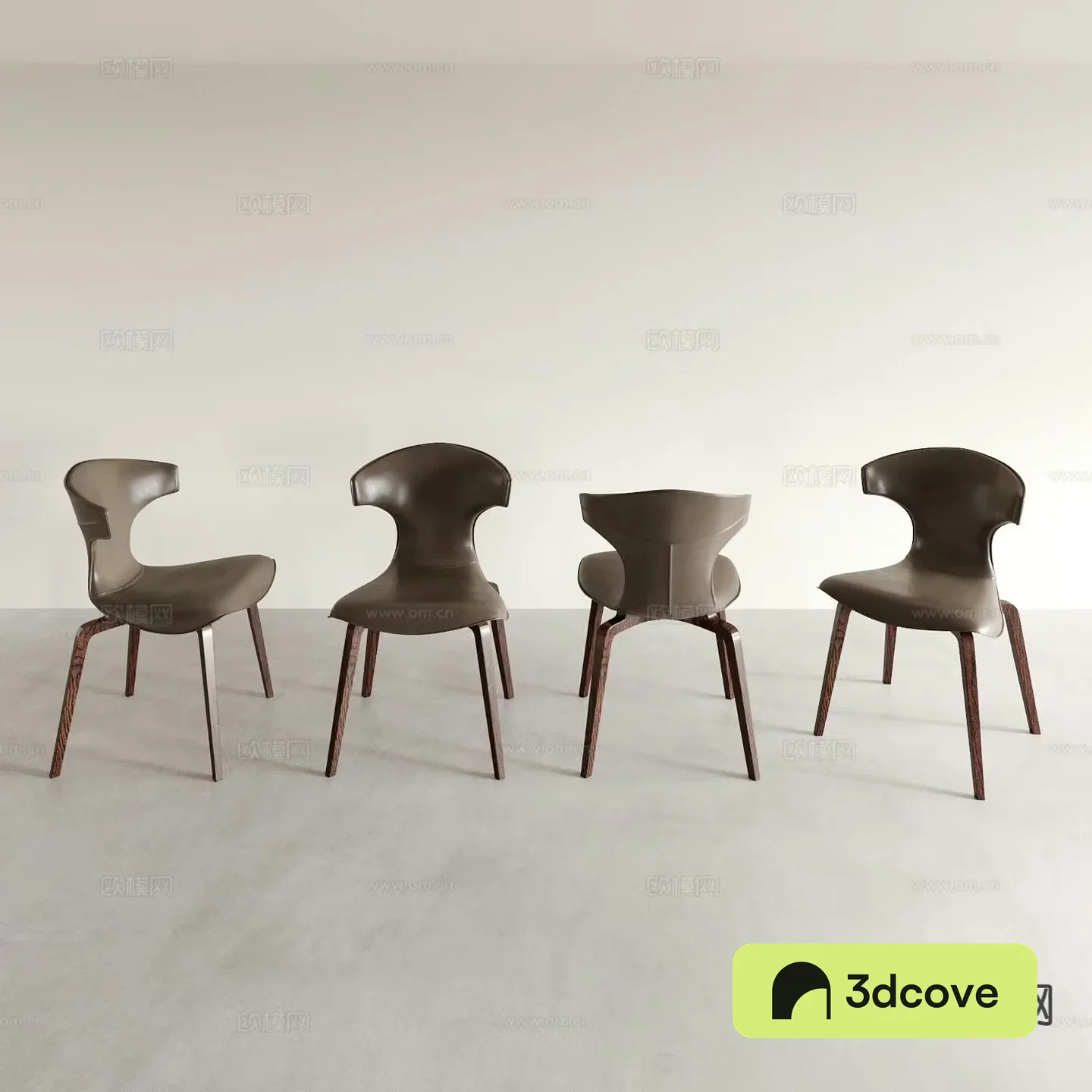 Modern single chair dining chair