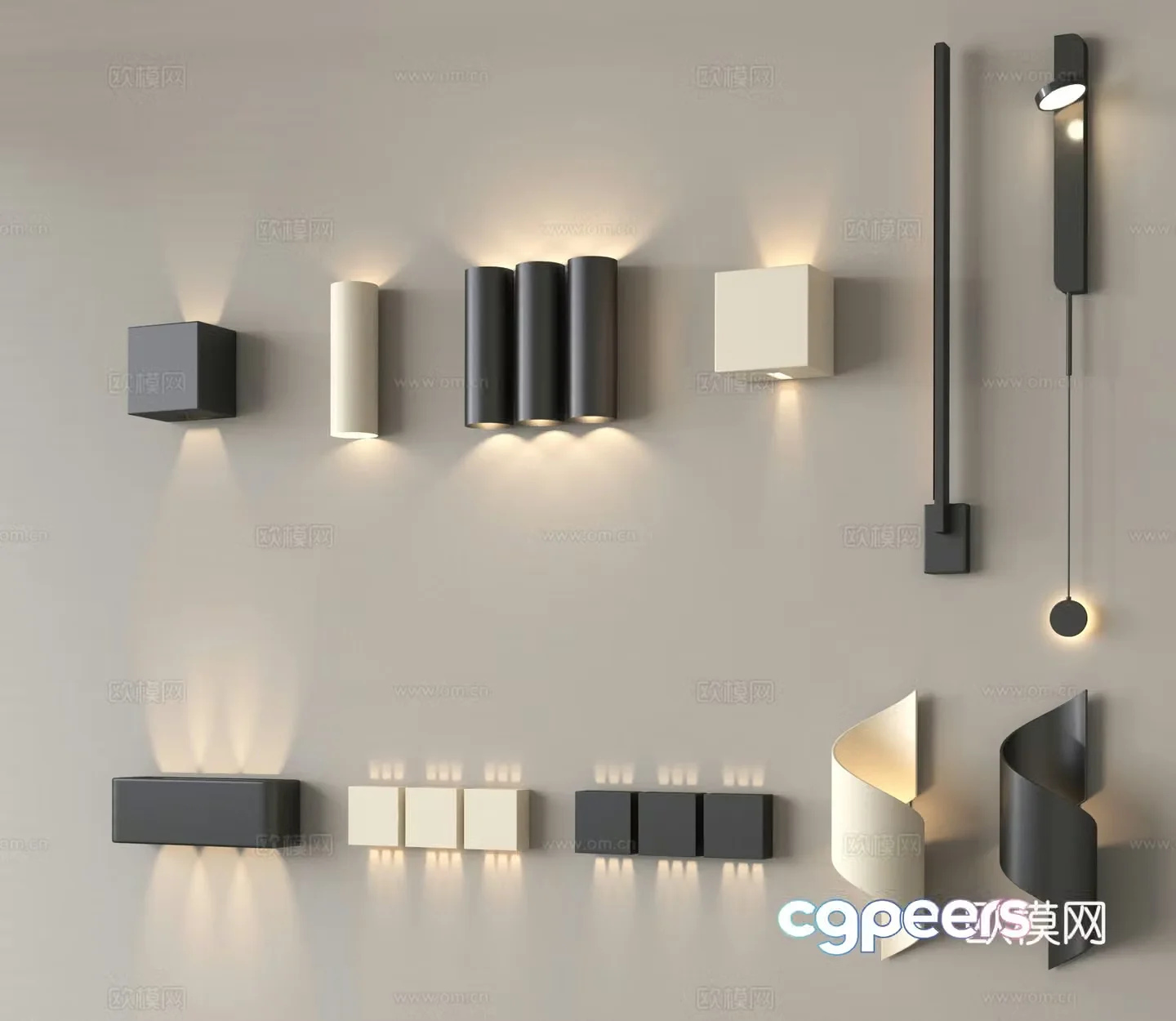 Wall lamp Decorative lamp 3d model
