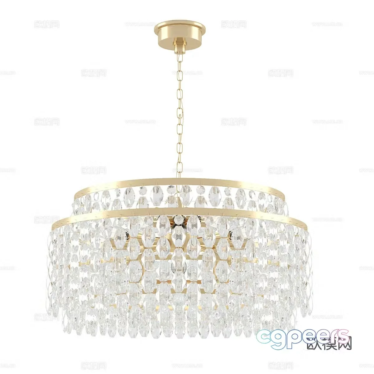 Crystal Chandelier 3d Model